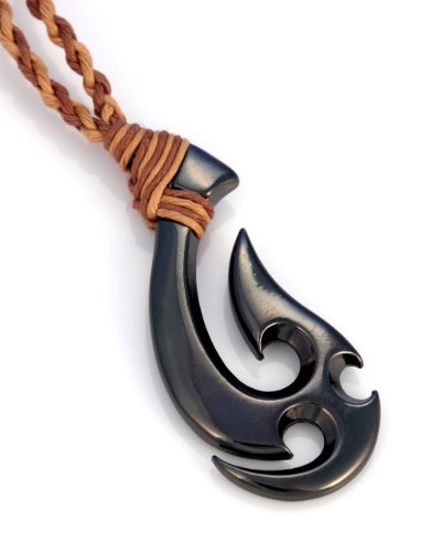 Bico Re’Are’A Pendant w Hand-Woven Cord (SR18) – bringer of joy and laughter – Tribal Jewelry