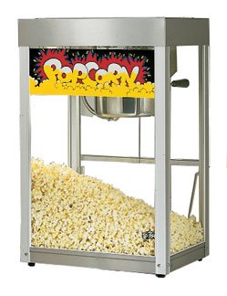 "Star 39SA - Popcorn Popper, 6 oz Kettle, (135) 1oz Servings, Stainless"