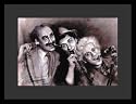 Marx Brothers (Smiling) Movie Framed & Matted Poster Print - 16" X 20"