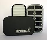 Large 10 Compartment Aluminum Fly Box - Black