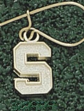 Anderson Jewelry Michigan State Spartans Post Gold Earrings