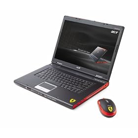 Acer Ferrari 4005WLMI 15.4-inch Laptop (AMD Turion 64 Mobile Technology ML-37, 1 GB RAM, 100 GB Hard Drive, DVD Super-Multi Dbl Layer Drive)