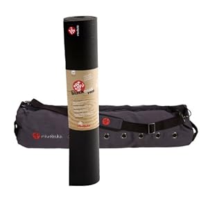 Manduka Black Mat Pro Yoga Package, Graphite, 71 Inch Mat
