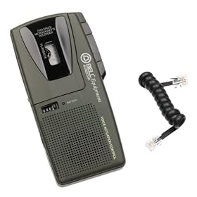 Bell Sonecor BE310VTR Micro-Cassette Voice and Telephone Recorder