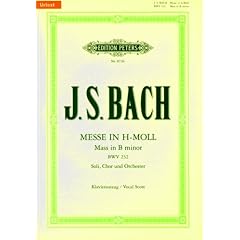 Messe H-Moll BWV 232. Klavierauszug
