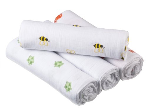 Lowest Prices! aden by aden + anais Swaddleplus, Life's A Hoot, 4-Pack