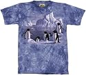Penguin Family T-shirt KIDS TEENS and ADULTS Short Sleeved Cotton T-shirt, Ice Included