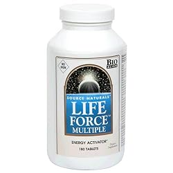 Source Naturals Life Force Multiple, No Iron, 180 Tablets
