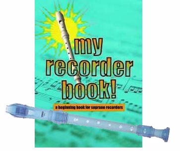 Recorder Pack: Yamaha Blue Soprano Recorder with My Recorder Book