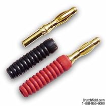 Monster crimp-on mini bananas 1 pair, 16-gauge