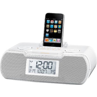 Am/fm-rds Digital Atomic Clock Radio with Ipod Dock