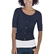 Juniors' Mossimo Supply Co. Boatneck Cardigan - Charcoal Heather