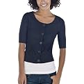 Juniors' Mossimo Supply Co. Boatneck Cardigan - Charcoal Heather