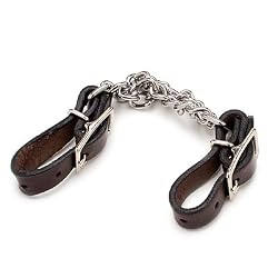 Bridle Leather Dark Oil Double Chain Curb by Tory