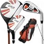 Wilson Ultra Men's Right-Hand Golf Package Set Includes Irons, Woods, a Putter and a Stand Bag