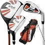 Wilson Ultra Men's Right-Hand Golf Package Set Includes Irons, Woods, a Putter and a Stand Bag