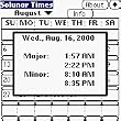 Solunar Times downloadable Software