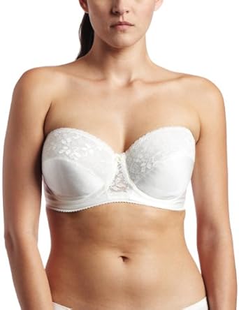 Carnival Womens Full Figure Lace Bandeau Bra
