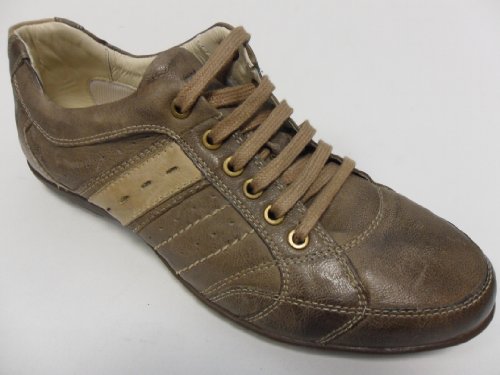 Geox - Herren Halbschuhe Braun Hellbraun Gr. 