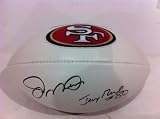 JOE MONTANA & JERRY RICE Hand Signed Autographed Full Size 49ERS FOOTBALL