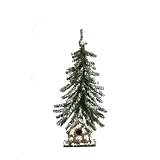 Pack of 4 Christmas Snow Forest Trees with Birdhouse 18