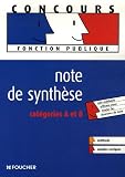 Revue Foucher  / Note de synthèse : Catégories A et B