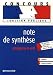 Note de synthèse : Catégories A et B Note de synthèse : Catégories A et B