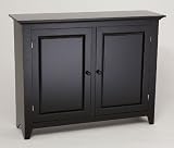 Black Raised Panel Buffet
