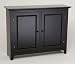 Black Raised Panel Buffet