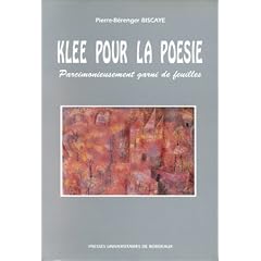 Klee pour la po�sie : parcimonieusement garni de feuilles