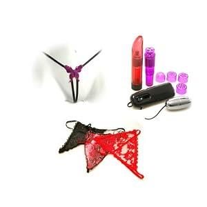 California Exotics / Swedish Erotica Crotchless Fluttering Butterfly G-String Adult Sex Toy Kit