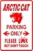 ARCTIC CAT PARKING sign * street watercraft