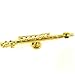 Gold Tone Flute Woodwind Band Refrigerator Magnet Gift
