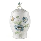 Lenox Butterfly Meadow Bone Porcelain Small Canister