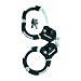 Master Lock Schloss im Handschellen-Design Street Cuff (1 Kettenglied) , schwarz, High-tech ABS beschichtet