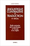 Revue Ophrys  / Etude contrastive de la coordination en français et en anglais