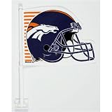 Denver Broncos NFL Car Flag (11.75"x14.5")