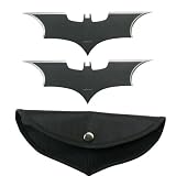 Batman 2 Knife Set- New With Pouch-Batarang