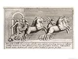 Achilles Drags Hector's Corpse Around the Walls of Troy Art Giclee Poster Print by Pietro Santi Bartoli, 24x18