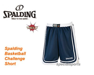 Spalding Basketball Challenge Short, marine/weiss