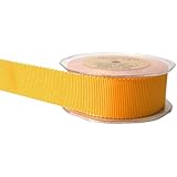 May Arts 1-1/2-Inch Wide Ribbon, Orange and Yellow Grosgrain