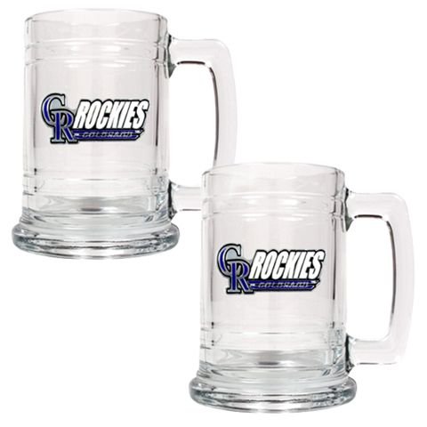 Colorado Rockies Set of 2 Beer Mugs