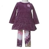 Infant Baby Girls Clothing PURPLE TIE DYE Outfit FLAPDOODLES Girl 6-24M