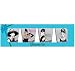 Audrey Hepburn 4 piece Shot Glass Set Clear Glass