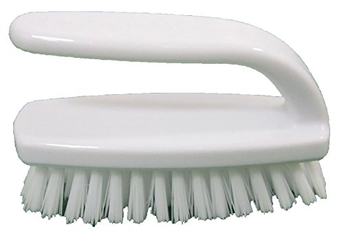 Good Comfort Grip Plastic Nail Stiff Bristles Scrub Brush 3/4