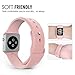 top4cus Apple Watch Band 38mm Soft Silicone Replacement Sport Strap iWatch Band for Apple Watch 38mm Model - Small/Medium - Vintage Rose