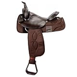 15 17 Big Horn FQHB Cordura Brown Saddle