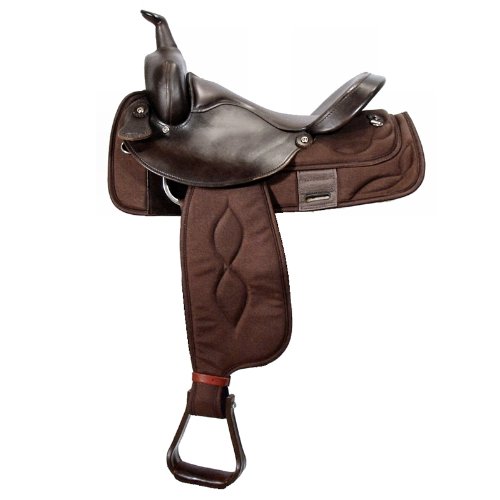 15 17 Big Horn FQHB Cordura Brown Saddle