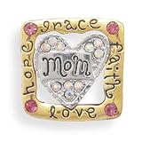 Gold Tone Mom Fashion Pin