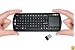 FAVI Entertainment SmartStick Wireless Keyboard with Touchpad Mouse, FE02RF-BL (Black)